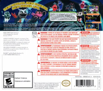 Pac-Man and the Ghostly Adventures 2 (USA) box cover back